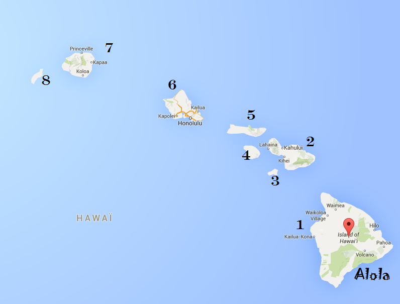 carte d'hawai