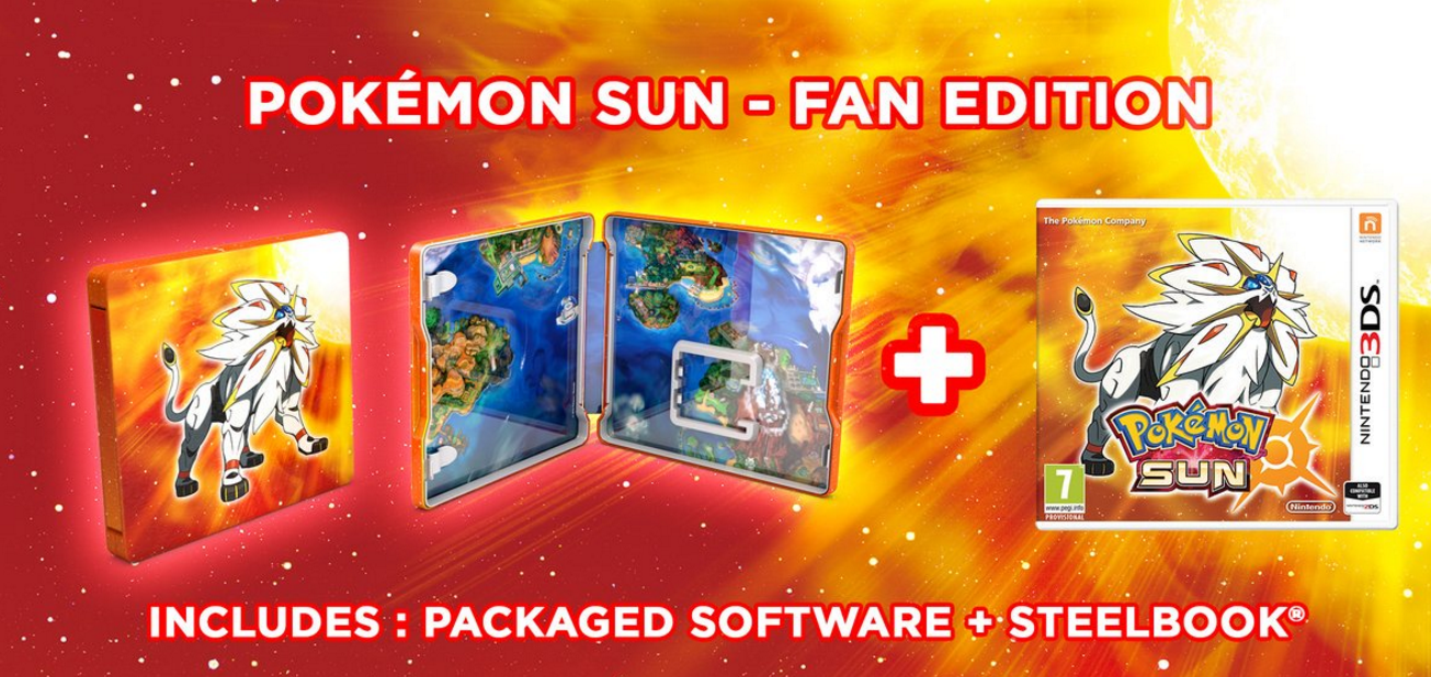 le steelbook pokemon soleil et lune solgaleo