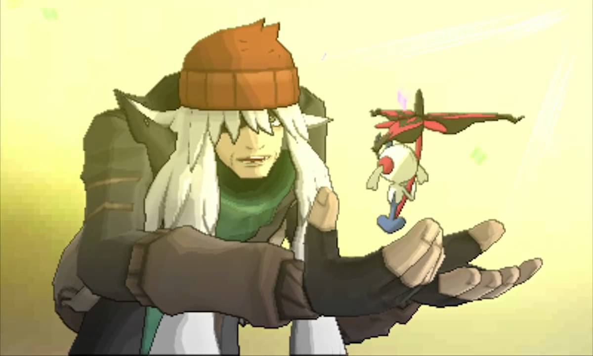 AZ et son floette dans Pokémon X et Y